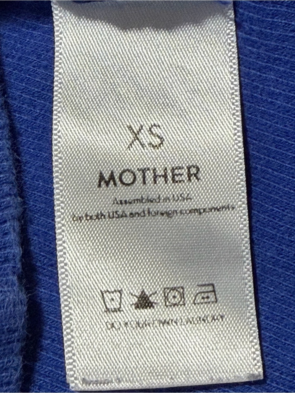 Mother Umbre Blue Ribbed Tank Top - Picture 6 of 11